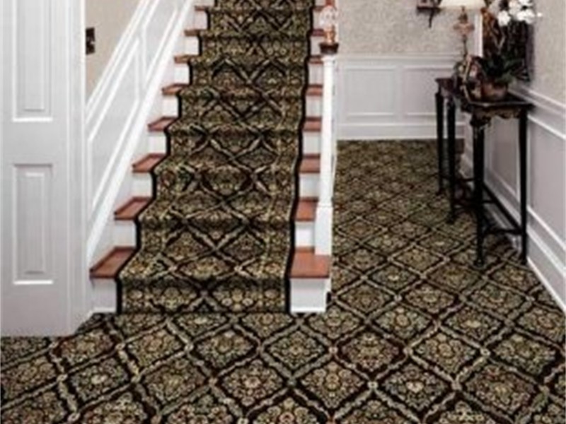 Davinci Nero - Kane Carpets on staircase